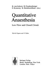 Tapa de Quantitative Anaesthesia