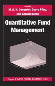 Tapa de Quantitative fund management