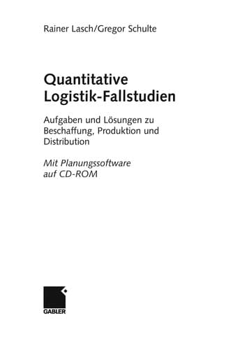 Tapa de Quantitative Logistik-Fallstudien