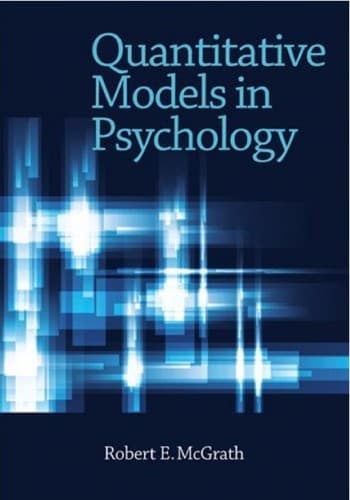 Tapa de Quantitative models in psychology