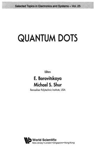 Tapa de Quantum dots