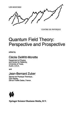 Tapa de Quantum Field Theory: Perspective and Prospective