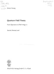 Tapa de Quantum field theory