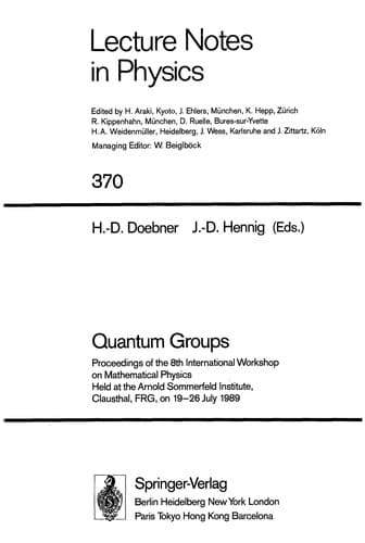 Tapa de Quantum groups