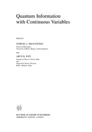 Tapa de Quantum Information with Continuous Variables