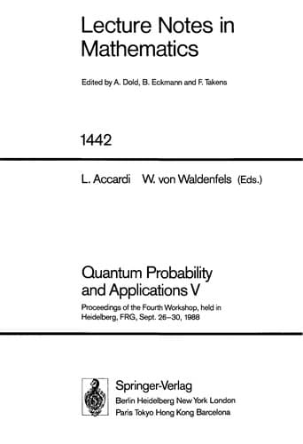 Tapa de Quantum probability and applications V
