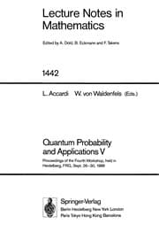 Tapa de Quantum probability and applications V