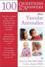 Tapa de 100 questions and answers about vascular anomalies