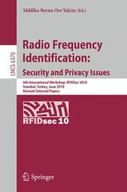 Tapa de Radio Frequency Identification: Security and Privacy Issues