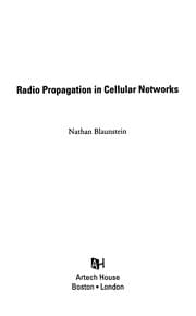 Tapa de Radio propagation in cellular networks