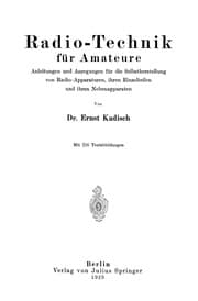 Tapa de Radio-Technik für Amateure