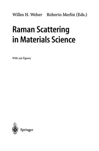 Tapa de Raman Scattering in Materials Science
