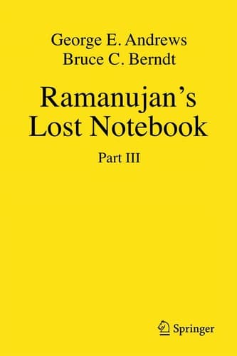Tapa de Ramanujan's Lost Notebook