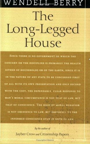 Tapa de The long-legged house