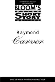 Tapa de Raymond Carver