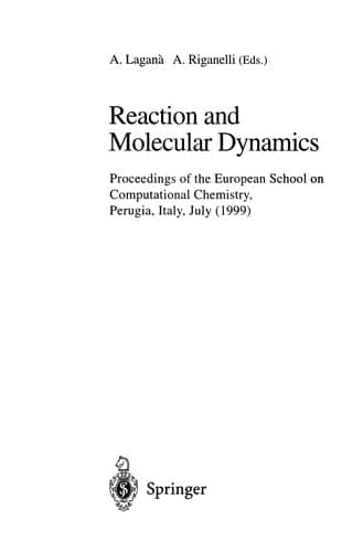 Tapa de Reaction and Molecular Dynamics