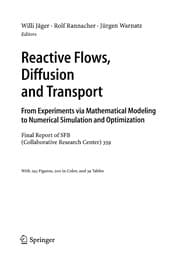 Tapa de Reactive flows, diffusion and transport