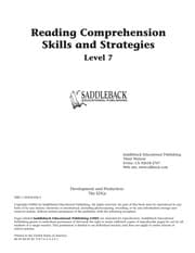 Tapa de Reading comprehension skills and strategies