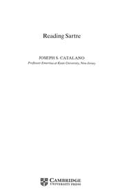 Tapa de Reading Sartre