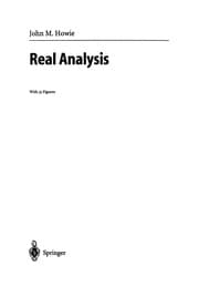 Tapa de Real Analysis