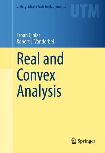 Tapa de Real and Convex Analysis