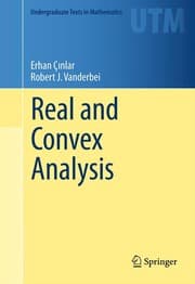 Tapa de Real and Convex Analysis