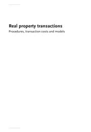 Tapa de Real property transactions