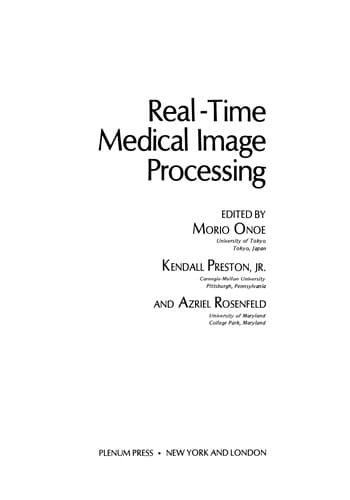 Tapa de Real-Time Medical Image Processing