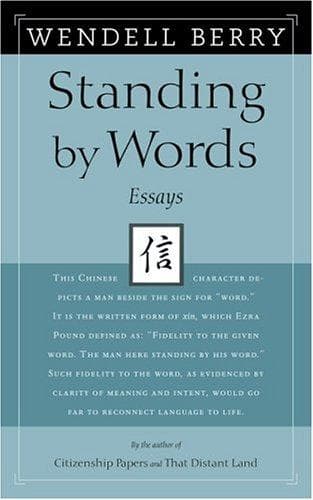 Tapa de Standing by words