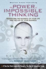 Tapa de The power of impossible thinking