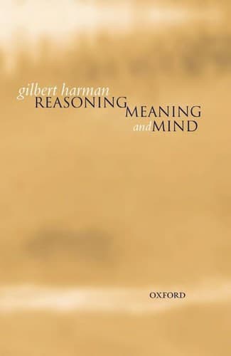 Tapa de Reasoning, meaning and mind
