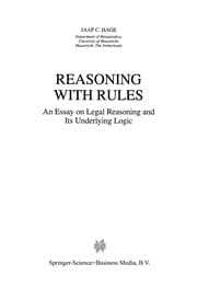 Tapa de Reasoning with Rules