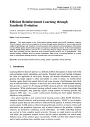 Tapa de Recent advances in reinforcement learning