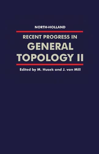 Tapa de Recent progress in general topology