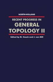 Tapa de Recent progress in general topology