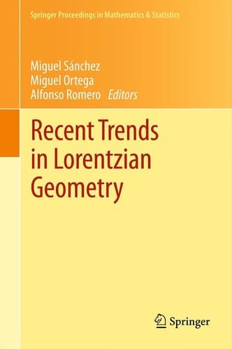 Tapa de Recent Trends in Lorentzian Geometry