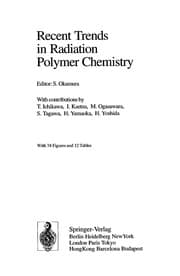 Tapa de Recent trends in radiation polymer chemistry