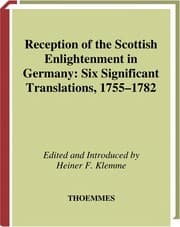 Tapa de Reception of the Scottish Enlightenment in Germany