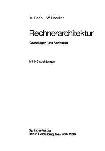 Tapa de Rechnerarchitektur