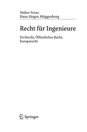 Tapa de Recht fu r Ingenieure