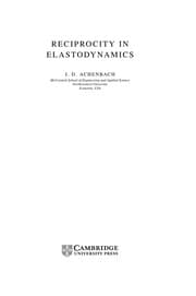 Tapa de Reciprocity in elastodynamics