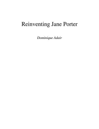 Tapa de Reinventing Jane Porter