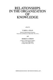 Tapa de Relationships in the Organization of Knowledge