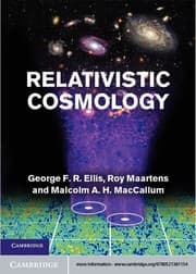 Tapa de Relativistic cosmology