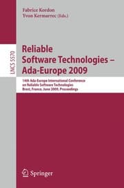 Tapa de Reliable Software Technologies – Ada-Europe 2009