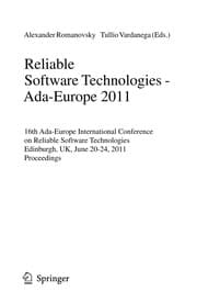 Tapa de Reliable Software Technologies - Ada-Europe 2011