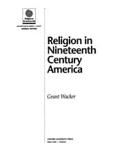 Tapa de Religion in nineteenth century America