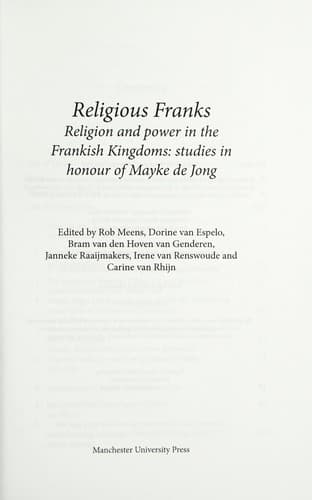 Tapa de Religious Franks