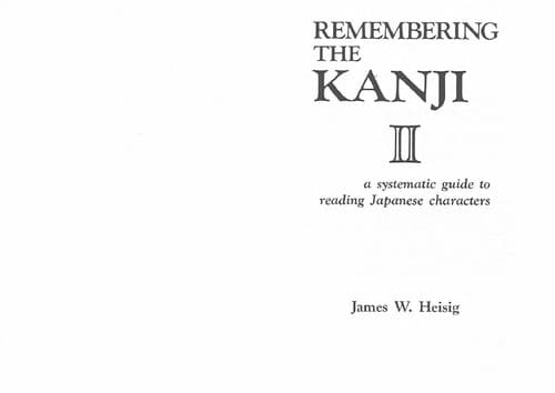 Tapa de Remembering the kanji
