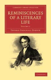 Tapa de Reminiscences of a literary life